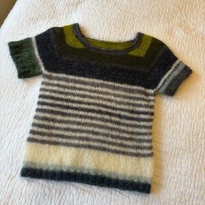 Hand Knit Mohair T-Shirt